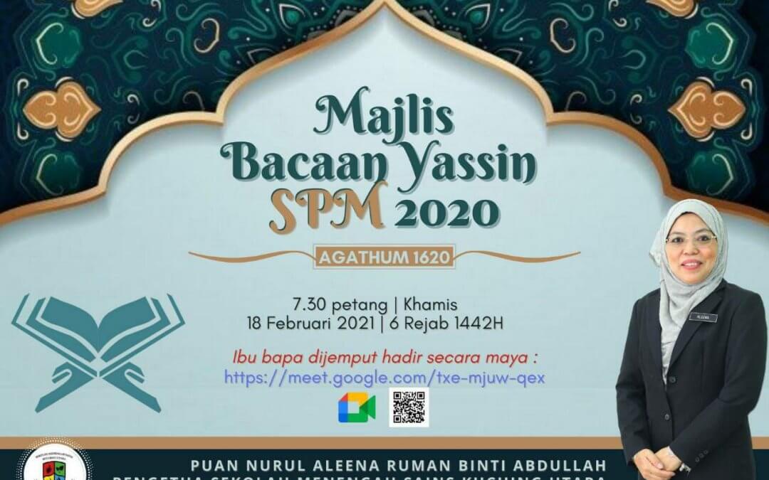 Majlis Bacaan Yassin SPM 2020
